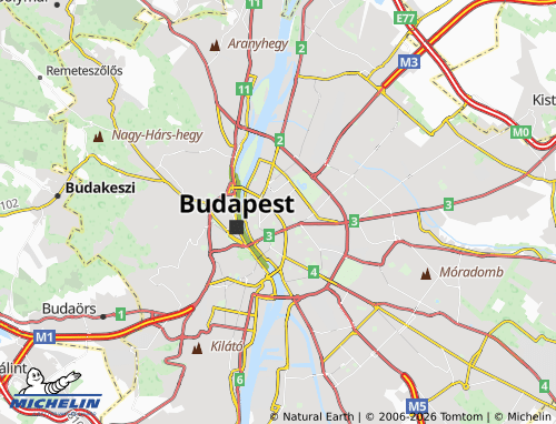 Mapa MICHELIN 6. Kerület - ViaMichelin