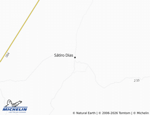 Carte MICHELIN Sátiro Dias - ViaMichelin