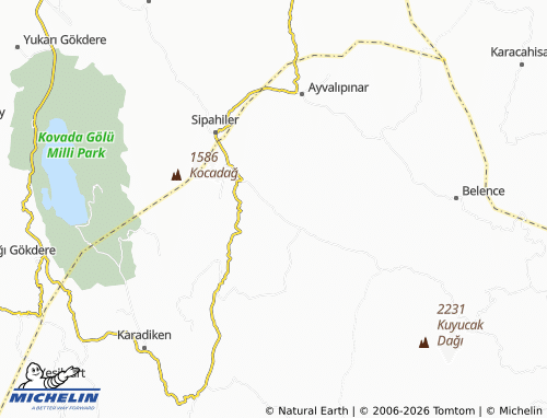 Mapa MICHELIN Kuzca - ViaMichelin