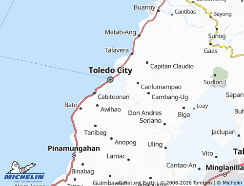 MICHELIN Tubod map - ViaMichelin