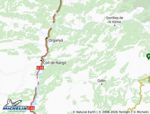 Carte MICHELIN Perles - ViaMichelin