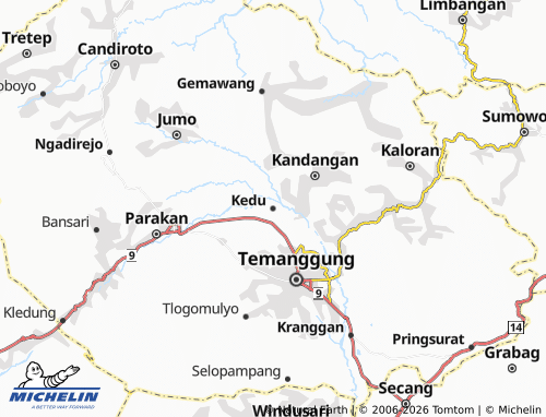 MICHELIN Kedu map - ViaMichelin