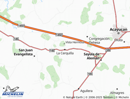 MICHELIN La Cerquilla map - ViaMichelin