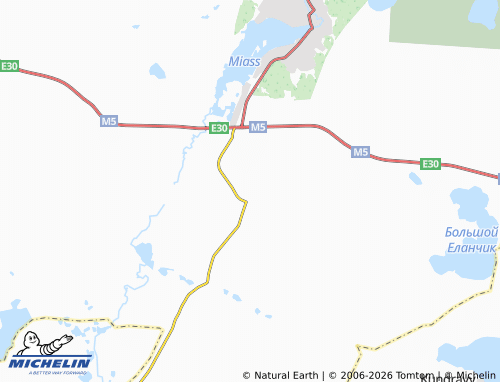 MICHELIN-Landkarte Chernovskoye - ViaMichelin