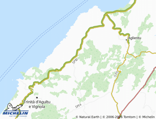 Mapa MICHELIN Lu Colbu - ViaMichelin