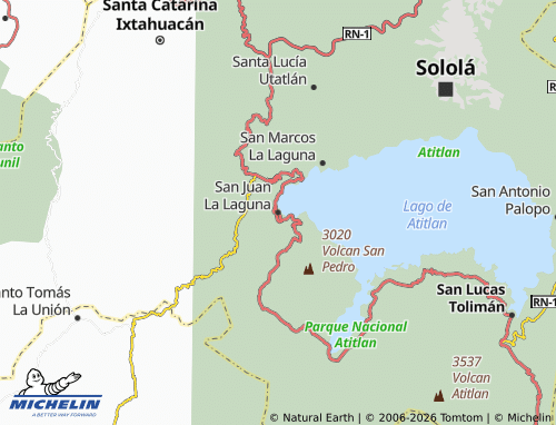 Mappa MICHELIN San Juan La Laguna - ViaMichelin