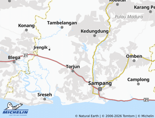 Carte MICHELIN Jeruk Porot - ViaMichelin