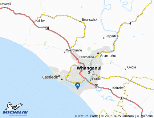 MICHELIN Otamatea map - ViaMichelin