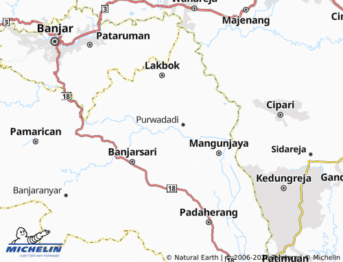 MICHELIN Sindangasih map - ViaMichelin