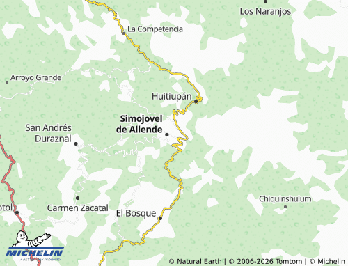 MICHELIN La Represa II map - ViaMichelin