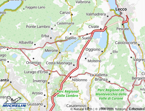 MICHELIN Rogeno map - ViaMichelin
