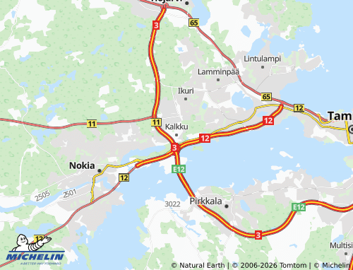 MICHELIN-Landkarte Kalkku - ViaMichelin
