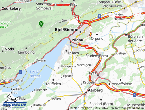 Carte MICHELIN Bellmund - ViaMichelin