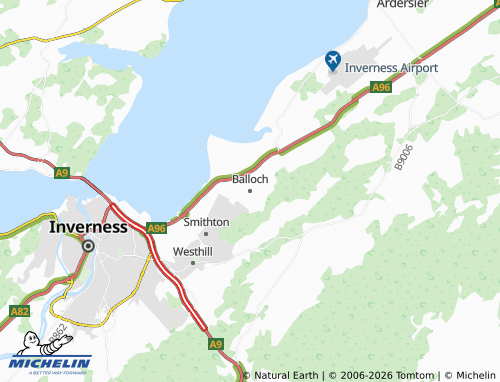 Carte MICHELIN Balloch - ViaMichelin