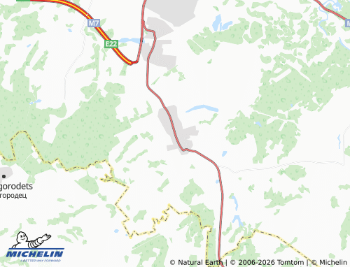MICHELIN-Landkarte Chernukha - ViaMichelin