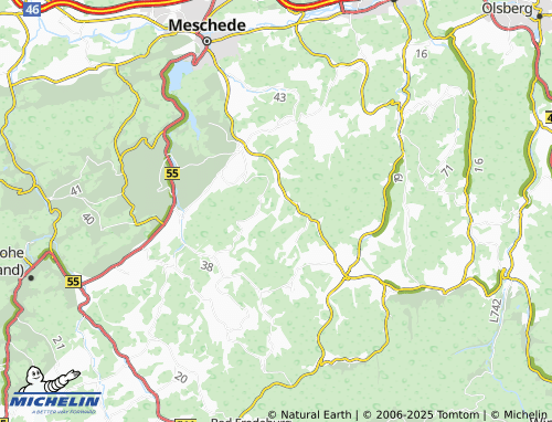 Mapa MICHELIN Köttinghausen - ViaMichelin