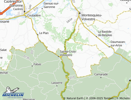 Carte MICHELIN Lahitère - ViaMichelin
