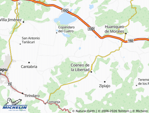Mapa MICHELIN San Pedro Tacaro - ViaMichelin