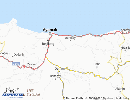 Mappa MICHELIN Yenice - ViaMichelin
