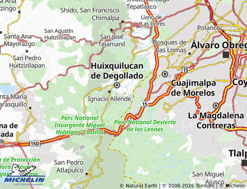 MICHELIN-Landkarte San Juan Yautepec - ViaMichelin