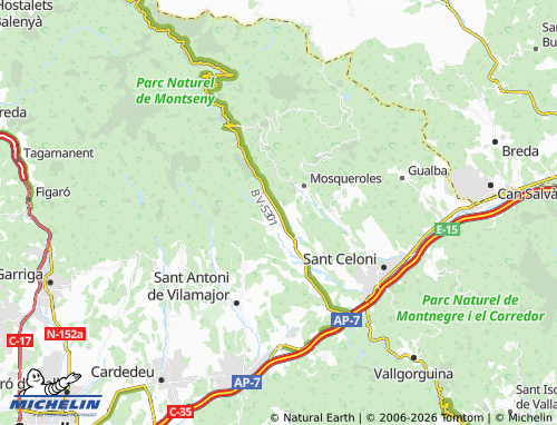 Carte MICHELIN Santa Margarida - ViaMichelin