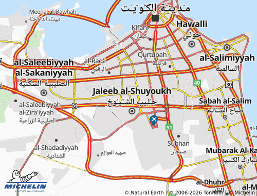 MICHELIN Eshbilya map - ViaMichelin