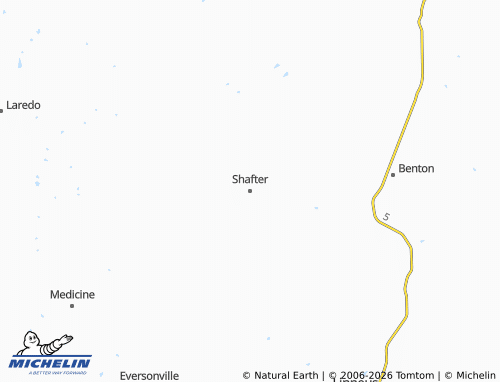 Mappa MICHELIN Shafter - ViaMichelin