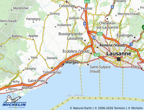 Kaart MICHELIN Lonay - ViaMichelin