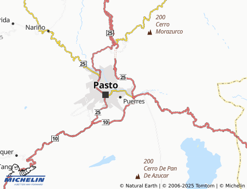 MICHELIN Las Lajas map - ViaMichelin