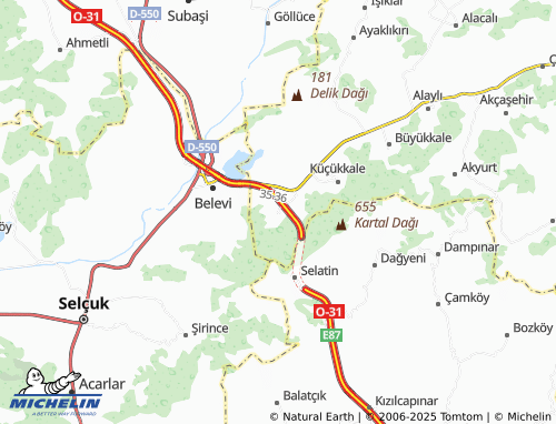 MICHELIN Halkapınar map - ViaMichelin