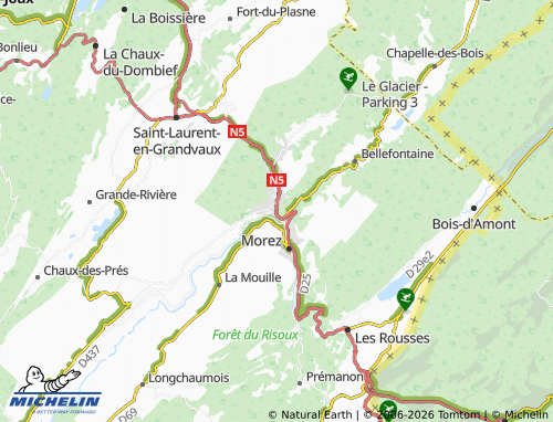 Mappa MICHELIN Morbier - ViaMichelin