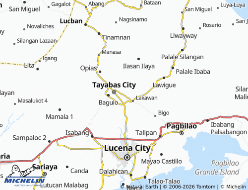 MICHELIN Mateuna map - ViaMichelin