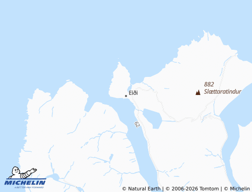 Carte MICHELIN Eiðis - ViaMichelin