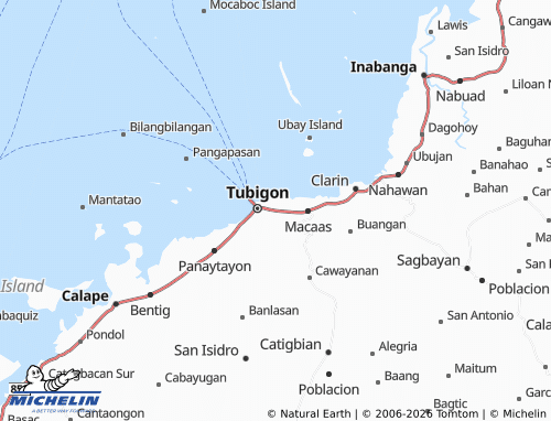 MICHELIN Tinangnan map - ViaMichelin