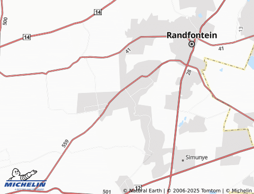 MICHELIN Tenacre Agricultural Holdings map - ViaMichelin