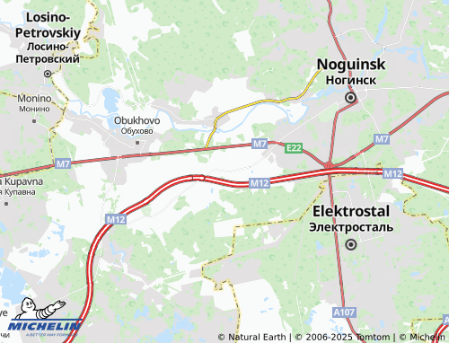 MICHELIN Staryye Psar'ki map - ViaMichelin