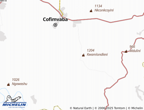 MICHELIN KwaNyoka map - ViaMichelin
