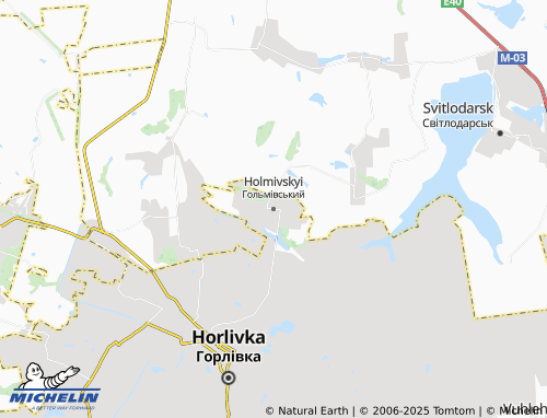 MICHELIN Holmivskyi map - ViaMichelin