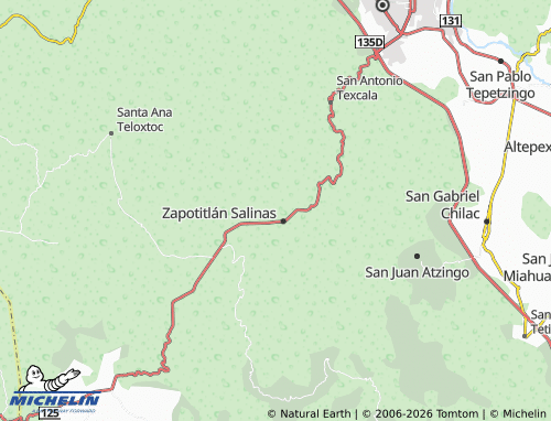 Mappa MICHELIN Barrio del Aguacate - ViaMichelin