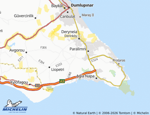 Mappa MICHELIN Sotira - ViaMichelin