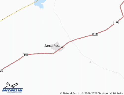MICHELIN Santa Rosa map - ViaMichelin