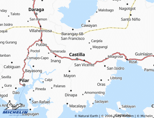MICHELIN Castilla map - ViaMichelin