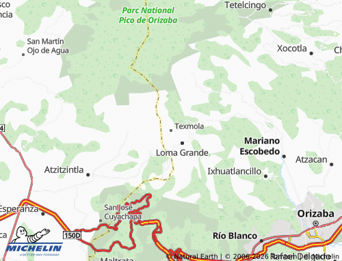Mapa MICHELIN Texmola - ViaMichelin