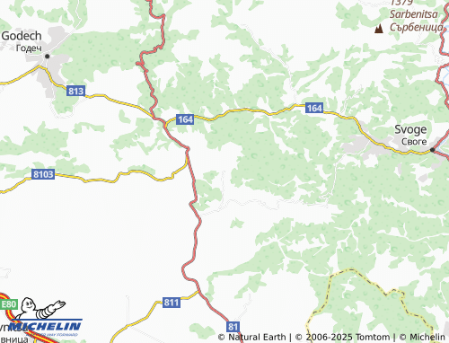 MICHELIN Drenovo map - ViaMichelin