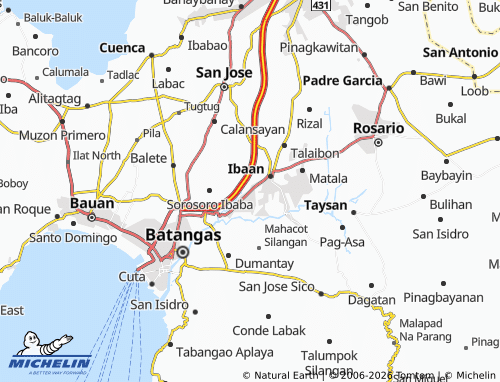 MICHELIN Bago map - ViaMichelin