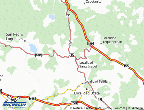 Carte MICHELIN Localidad Chapalilla - ViaMichelin