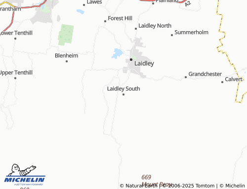 MICHELIN Laidley South map - ViaMichelin