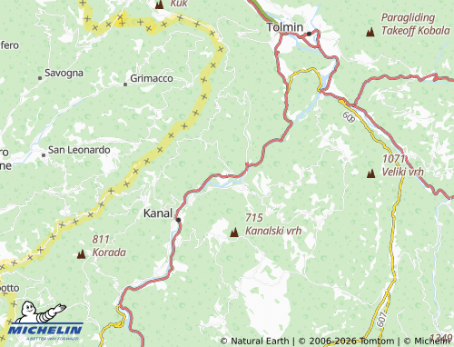MICHELIN Ročinj map - ViaMichelin