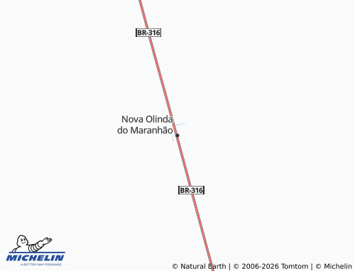 Mapa MICHELIN Nova Olinda do Maranhão - ViaMichelin