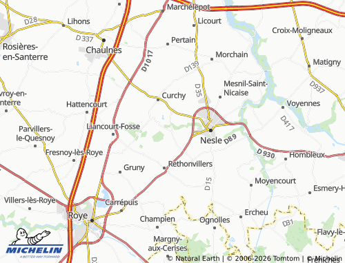 Mappa MICHELIN Herly - ViaMichelin